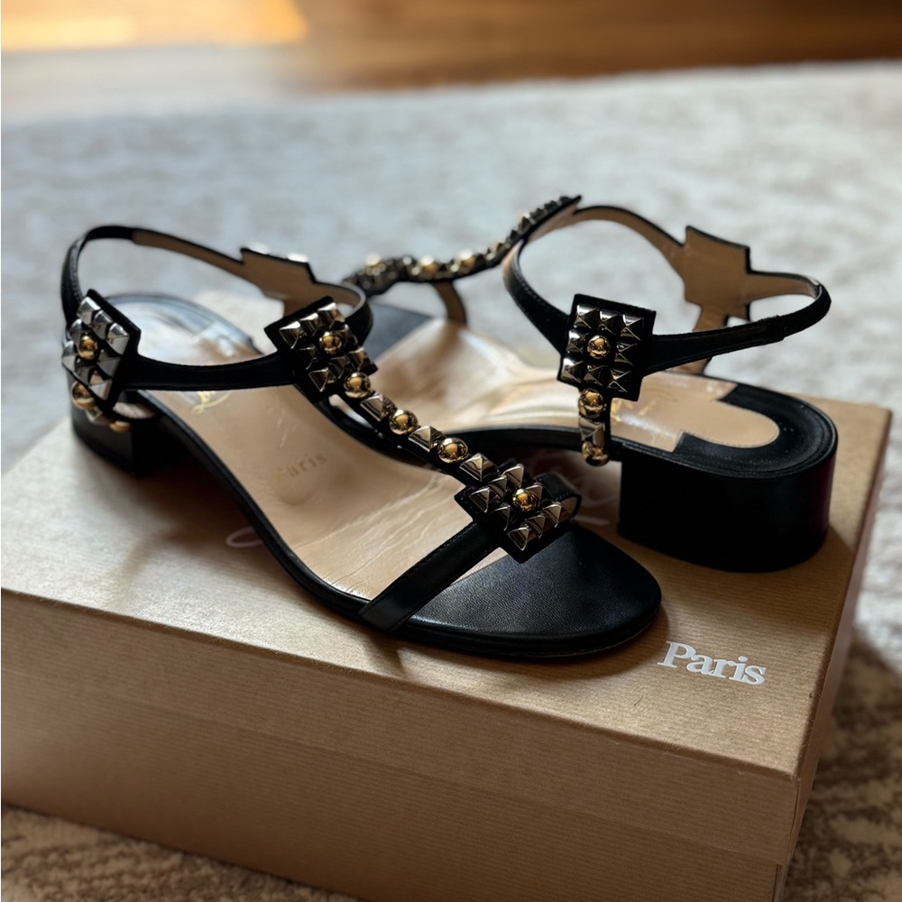 Christian Louboutin T-Strap Sandals